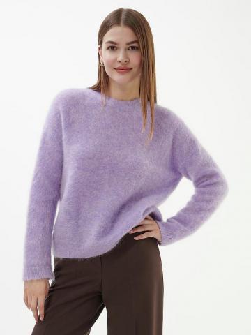 Пуловер с круглым вырезом