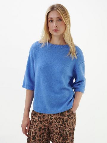 Пуловер с круглым вырезом