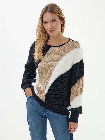 Пуловер с круглым вырезом