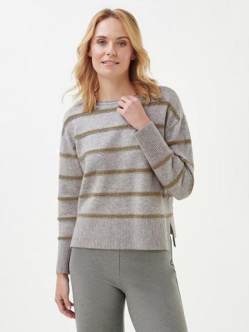 Пуловер с круглым вырезом