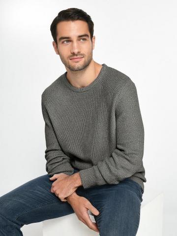 Пуловер с круглым вырезом