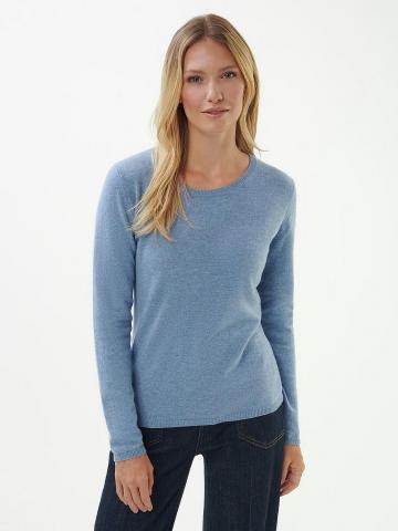 Пуловер с круглым вырезом