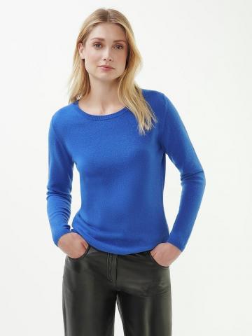 Пуловер с круглым вырезом