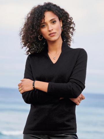 Кашемировый пуловер