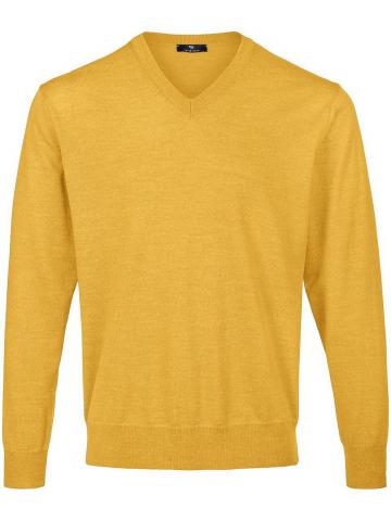 Пуловер с вырезом V