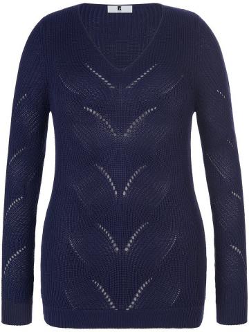 Пуловер с вырезом V