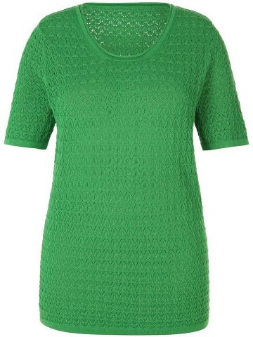 Пуловер с круглым вырезом