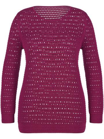 Пуловер с круглым вырезом