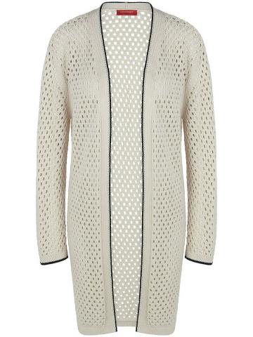 Длинный вязаный кардиган