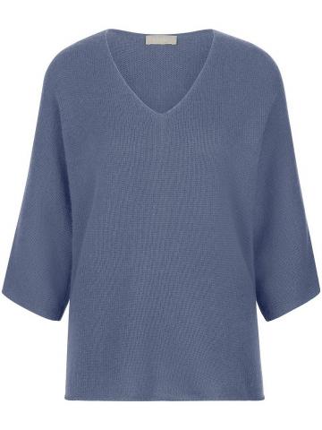 Пуловер с вырезом V