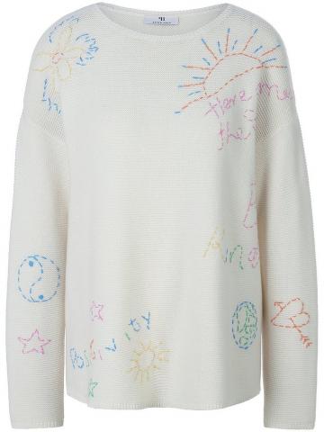 Пуловер с круглым вырезом