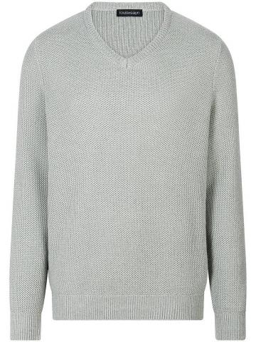 Пуловер с вырезом V