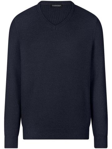 Пуловер с вырезом V