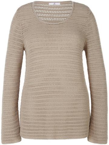 Пуловер с круглым вырезом