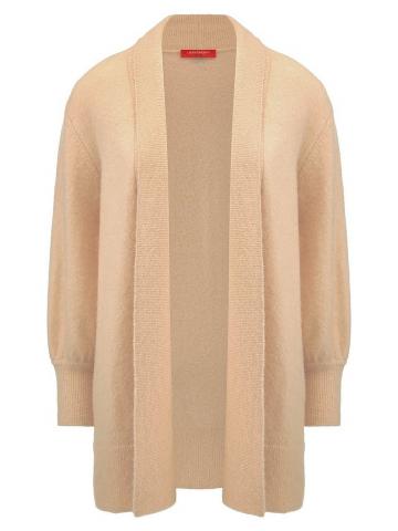 Длинная вязаная кофта