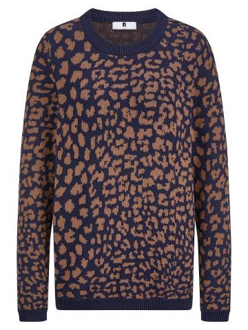 Пуловер с круглым вырезом