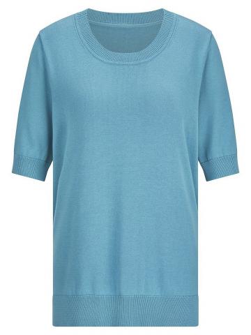 Пуловер с круглым вырезом