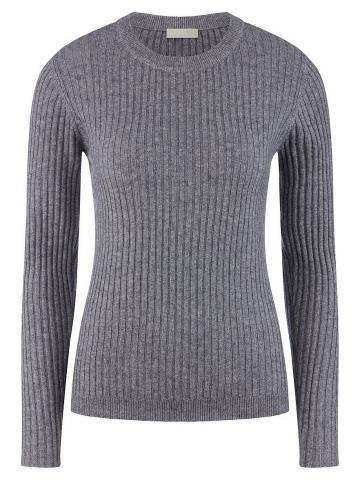 Пуловер с круглым вырезом