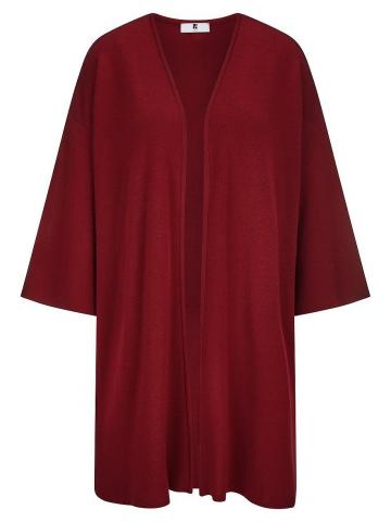 Длинная вязаная кофта