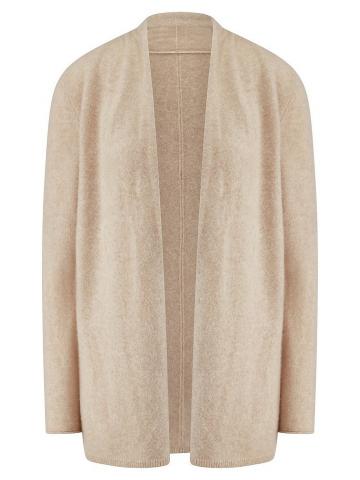 Длинная вязаная кофта