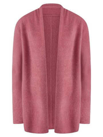 Длинная вязаная кофта