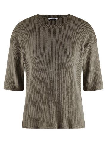 Пуловер с круглым вырезом