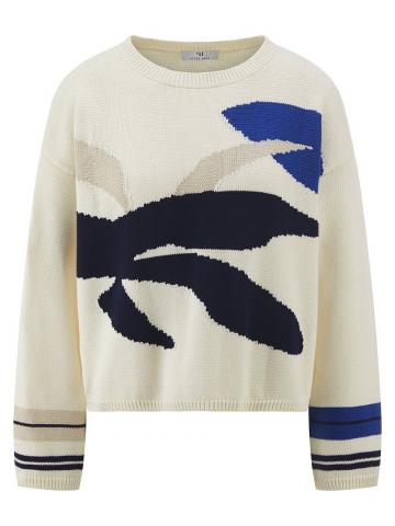 Пуловер с круглым вырезом