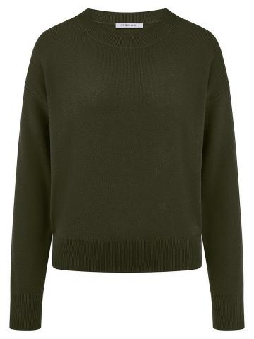 Пуловер с круглым вырезом