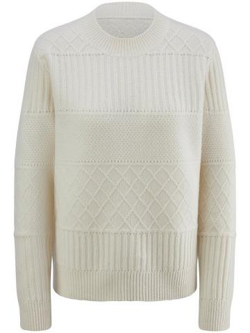 Пуловер с круглым вырезом