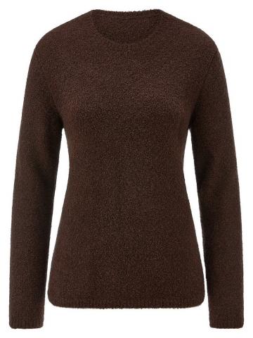 Пуловер с круглым вырезом