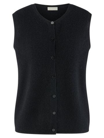 Вязаная жилетка