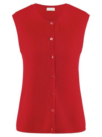 Вязаная жилетка