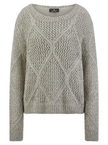 Пуловер с круглым вырезом