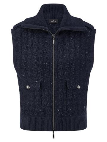 Вязаная жилетка