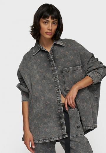 Джинсовая блузка