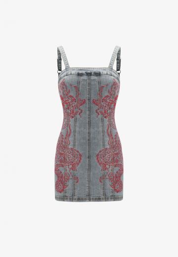 Джинсовое платье