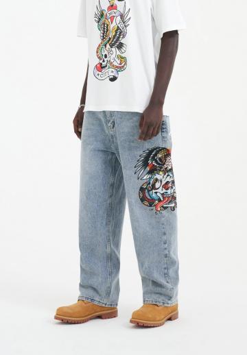 Прямые джинсы