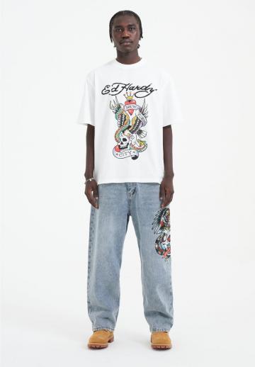 Прямые джинсы