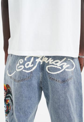 Прямые джинсы