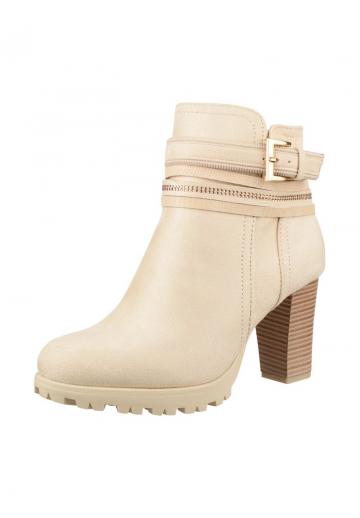 Полусапожки на высоком каблуке