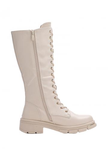 Сапоги на шнуровке