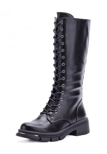 Сапоги на шнуровке
