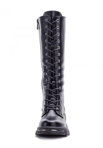 Сапоги на шнуровке