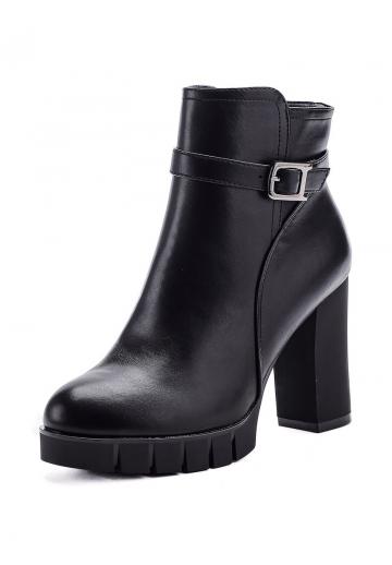 Полусапожки на высоком каблуке