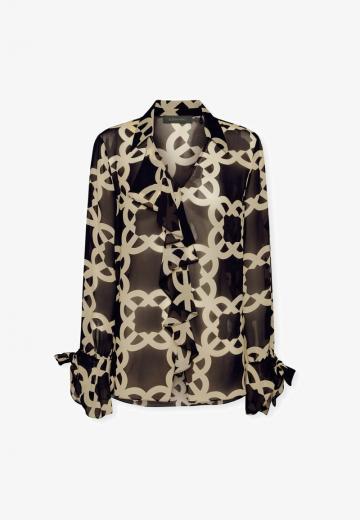 Джинсовая блузка