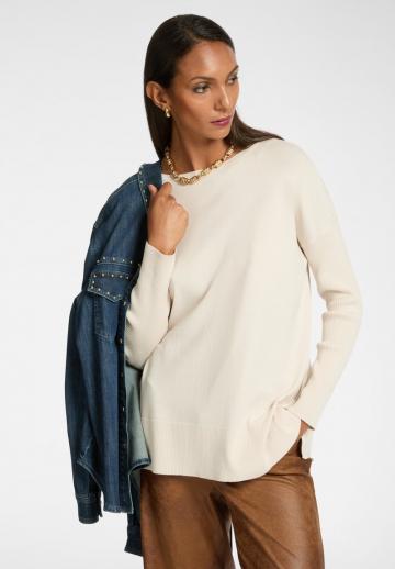 Длинный пуловер