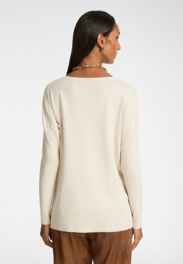 Длинный пуловер