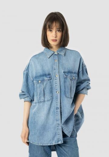 Длинная блузка