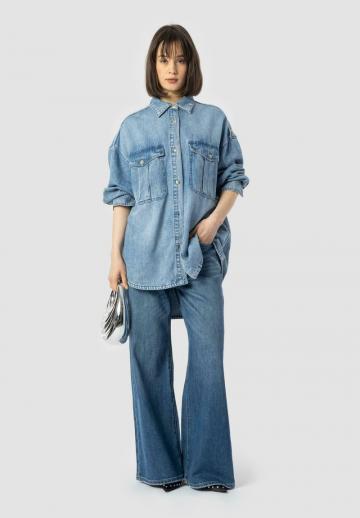 Длинная блузка