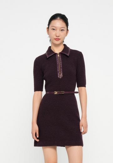 Вязаное платье